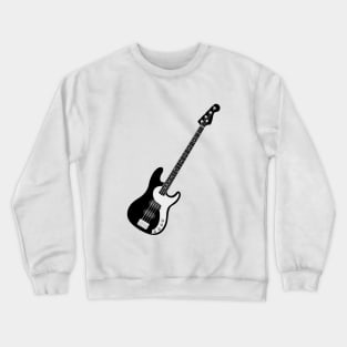 Black Bass Guitar Crewneck Sweatshirt